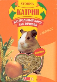 Корм Катрин д/хомяков 500г /абрикос/