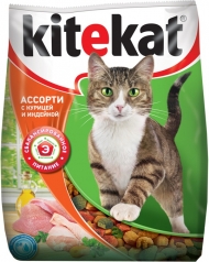 Китекет сух 350г мясной пир (пак)