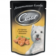 Цезарь курица с зел овощ 100 г  (24)