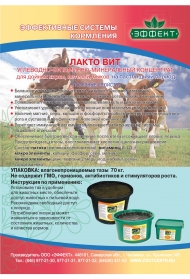ЛИЗУНЕЦ  ЛАКТО ВИТ  с патокой  для дойных  коров таз 70 кг