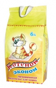 Наполнитель Котенок Эконом 6л (4)