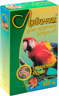 Корм Любимчик д/попугаев крупных 400г (14)
