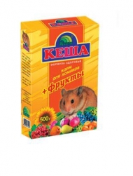 Корм Кеша д/хомяков 500г /фрукты/ (28)