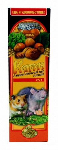 Палочки Катрин д/хомяков, крыс в ассортименте