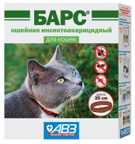 Ошейник Барс д/кошек п/блох 35см