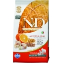 Корм Фармина N D Low Grain д/собак круп. рыба с апельсином 12кг