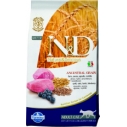 Корм Фармина N D Low Grain д/собак круп. пород ягненок с черникой 12кг