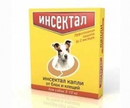 Капли Инсектал д/собак 4-10кг
