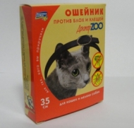 Ошейник Доктор Зоо п/блох д/кошек    35 см (10шт)