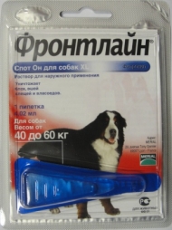 Капли Фронтлайн Спотон д/собак 40-60кг 1 пипетка  (4,02)