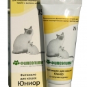 Фитожеле д/кошек Юниор курица 75г