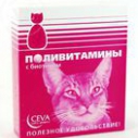 Сева поливитамины д/кошек с биотином...