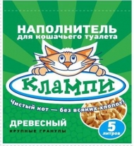 Наполнитель Клампи древесный 5л