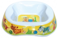 Миска д/собак DEZZIE 400мл 21*18*5,5см, пластик /5619025/