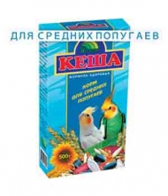 Корм Кеша д/попугаев средних 500г