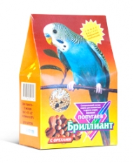 Корм Бриллиант д/попугаев 400г /орех/ (30)