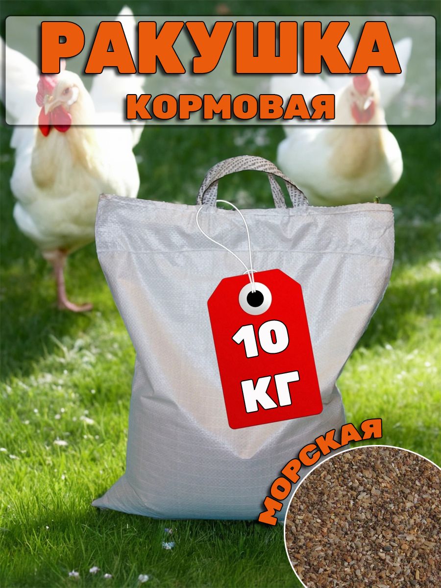Ракушка для кур несушек, 10 кг